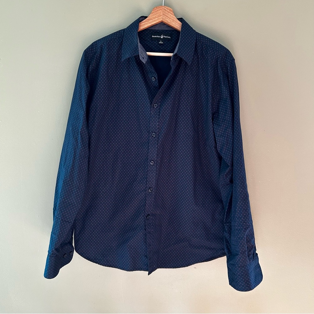 Beverly Hills Polo Club Button-Down Shirt Size Large